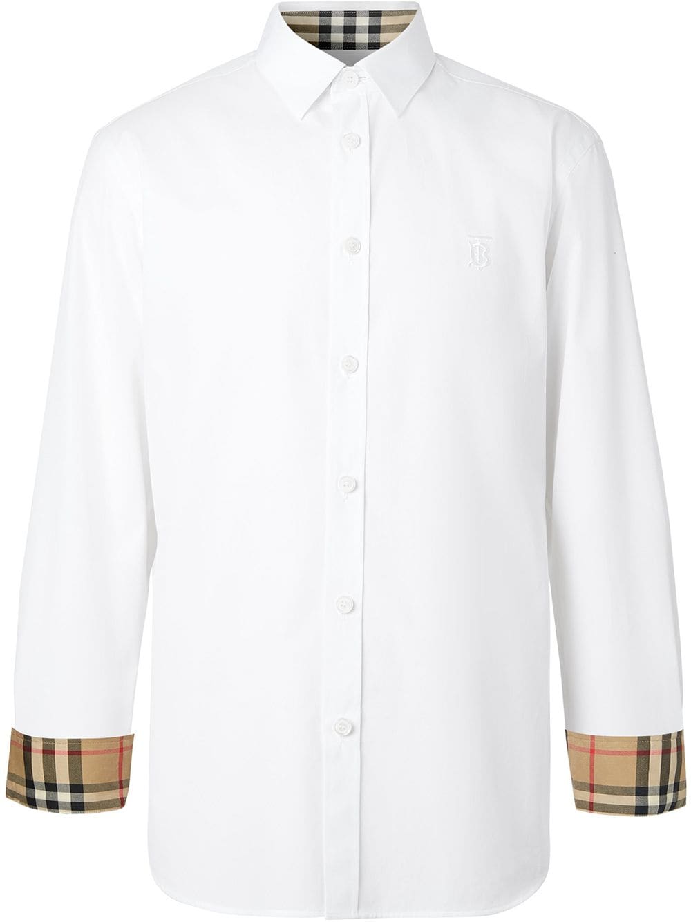Burberry Monogram Motif slim-fit shirt - White von Burberry