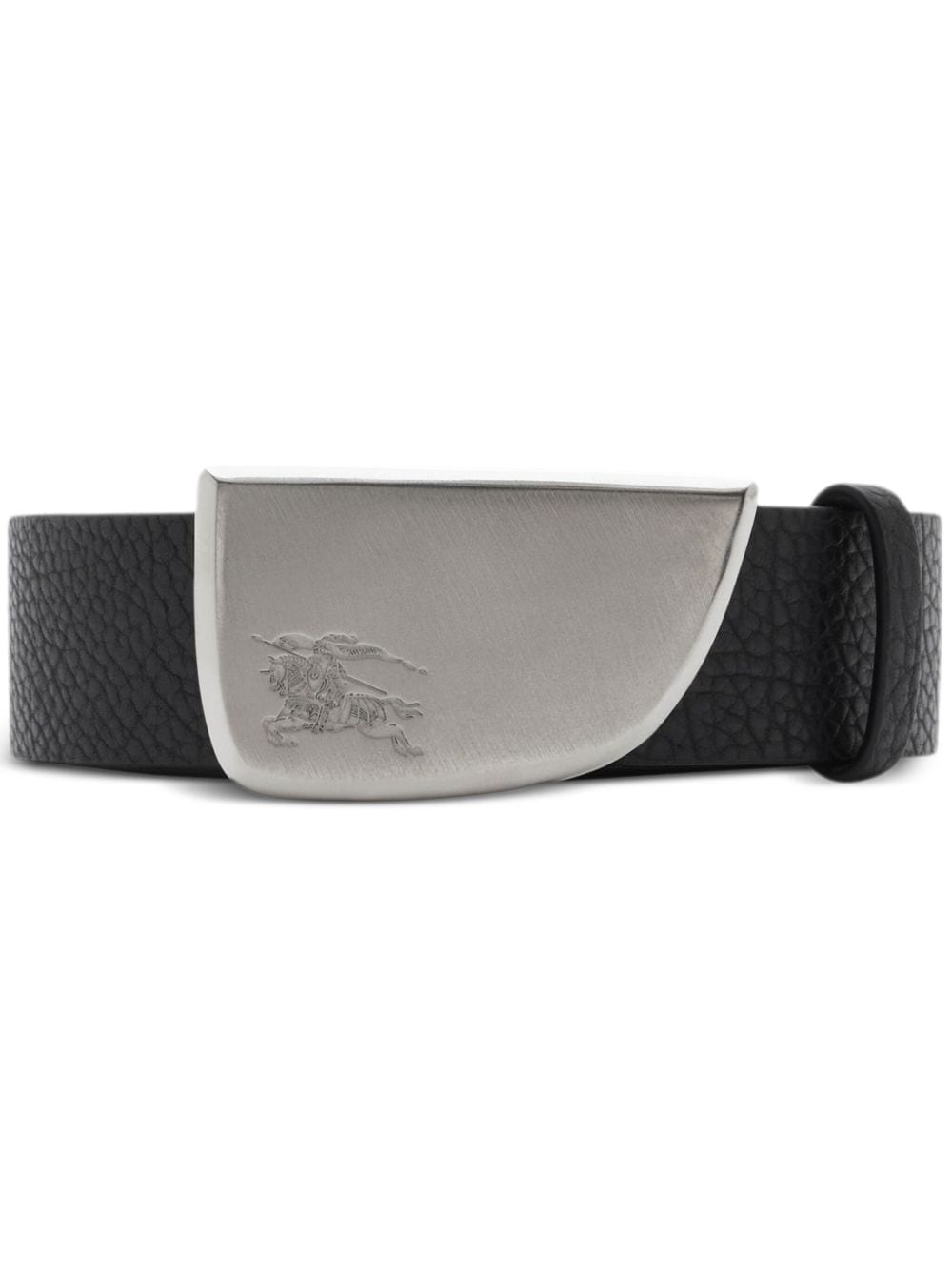 Burberry Shield leather belt - Black von Burberry