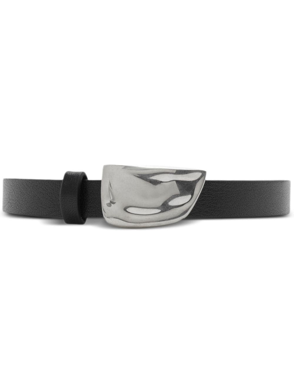 Burberry Shield leather belt - Black von Burberry