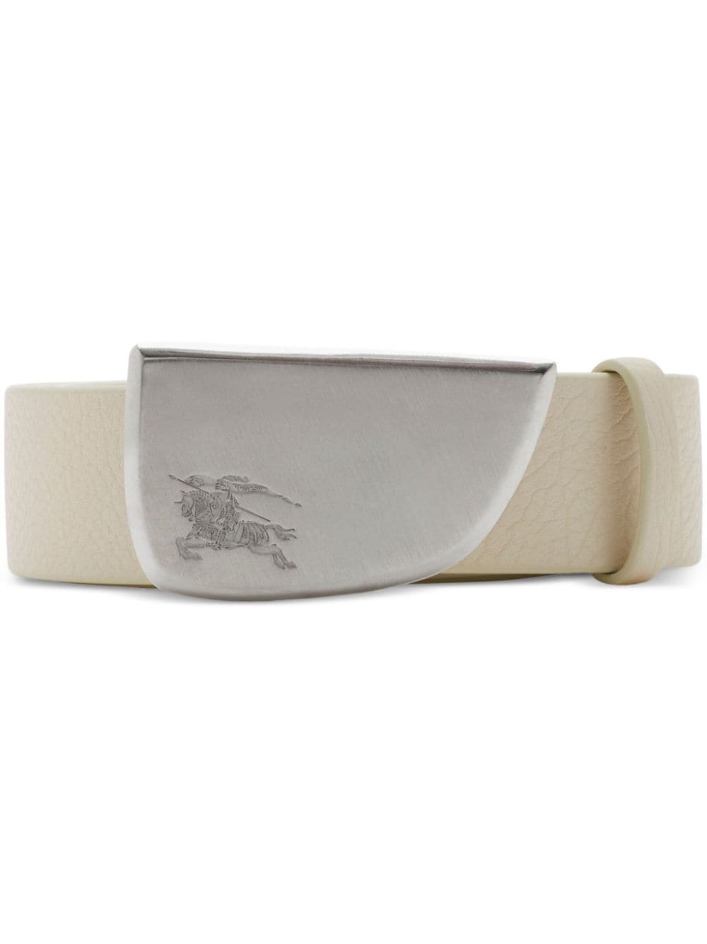 Burberry Shield leather belt - Neutrals von Burberry