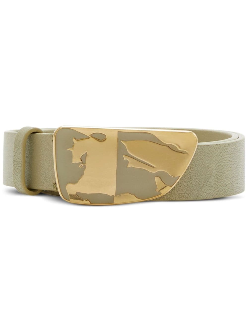 Burberry Shield leather belt - Neutrals von Burberry