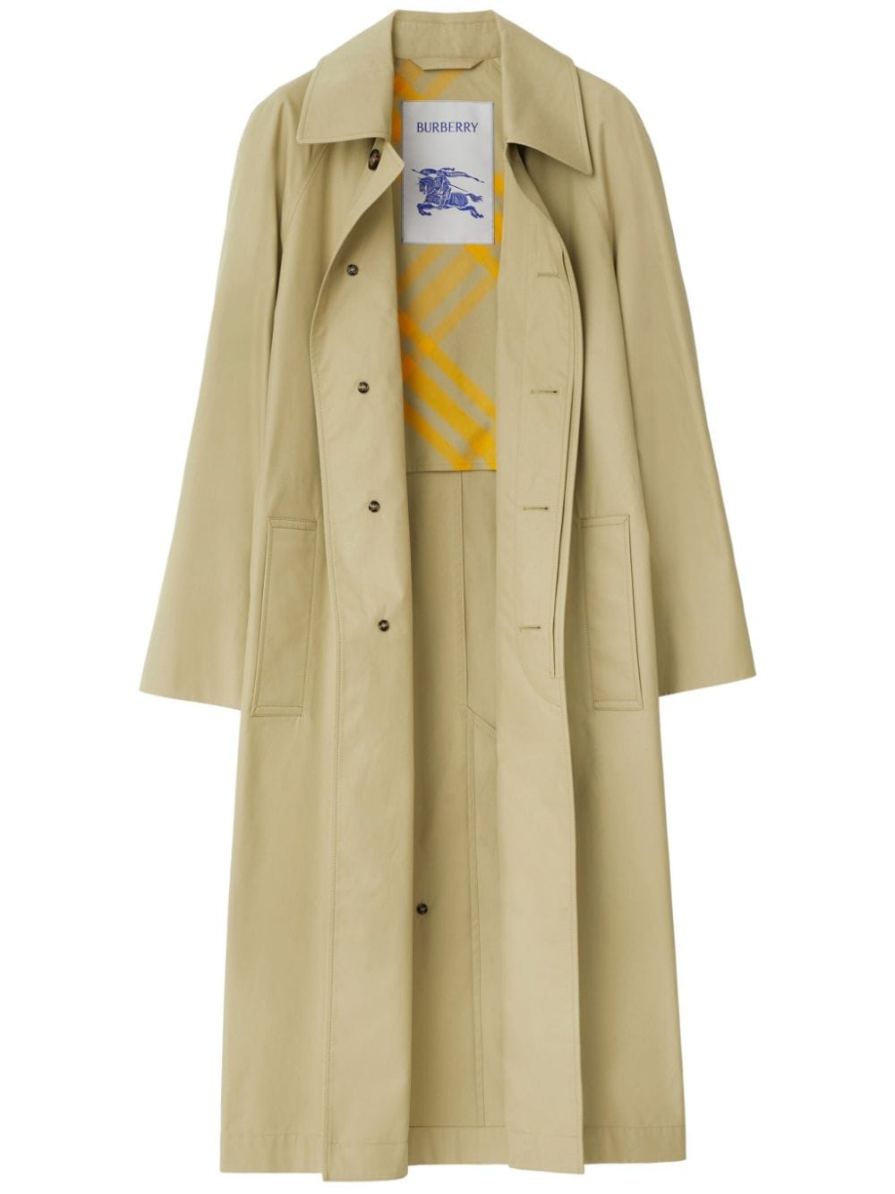 Burberry Short Bradford cotton trench coat - Neutrals von Burberry