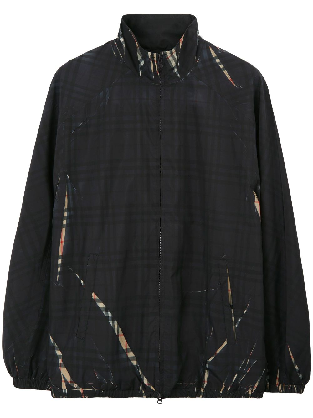 Burberry Sliced check jacket - Black von Burberry