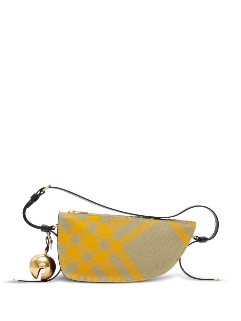 Burberry Sling Shield check-pattern shoulder bag - Yellow von Burberry