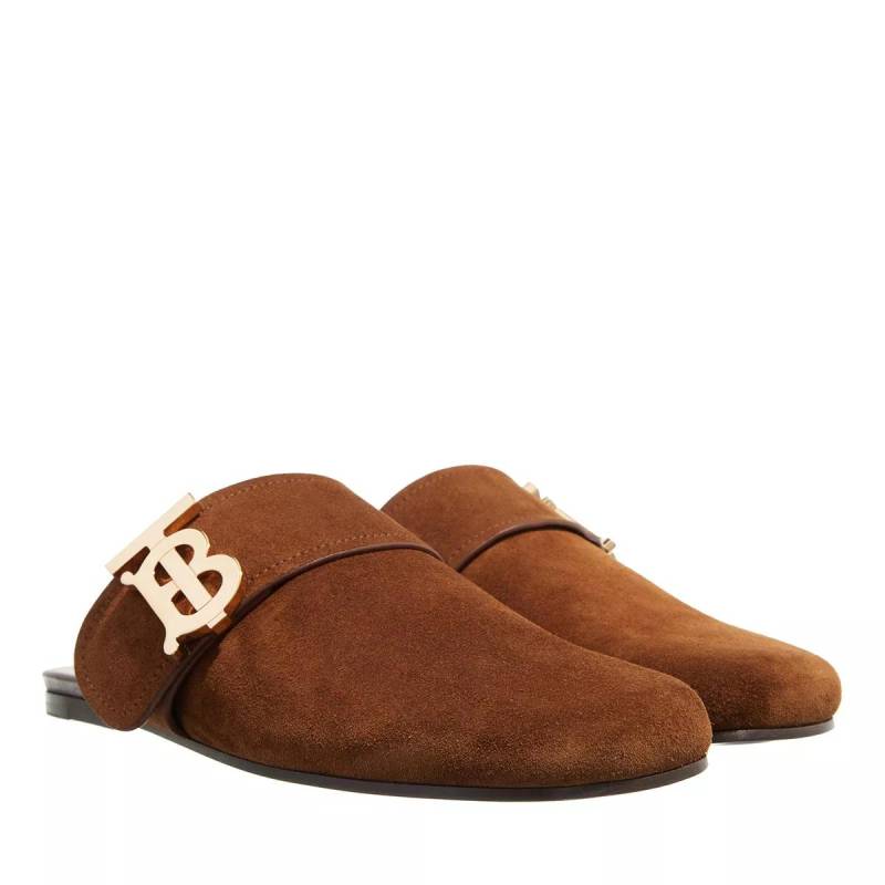 Burberry Slipper & Pantoletten - Flat Mules - Gr. 37 (EU) - in Braun - für Damen von Burberry