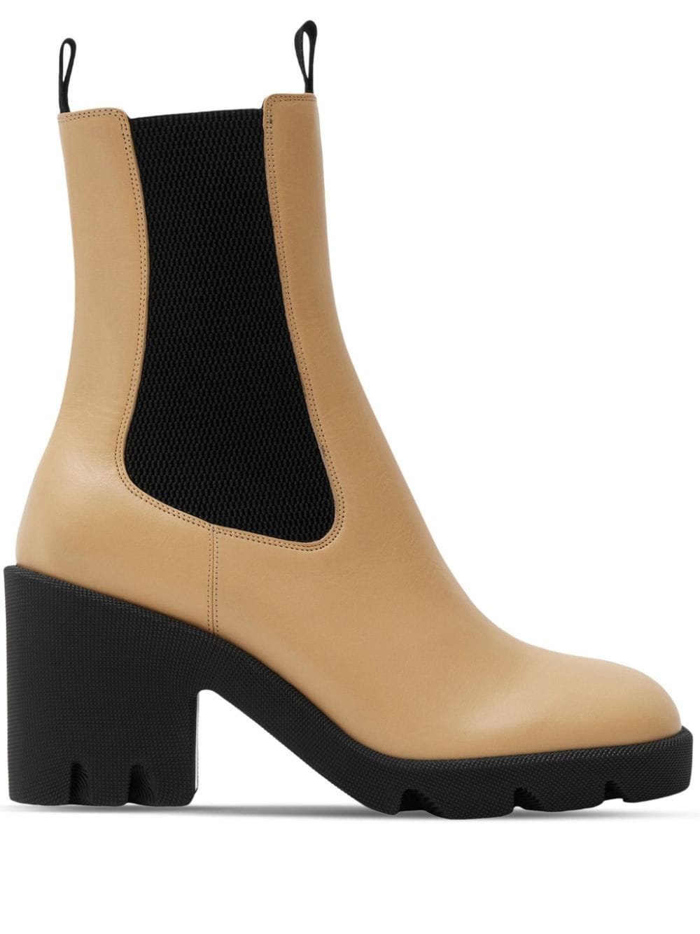 Burberry Stride 85mm leather boots - Neutrals von Burberry