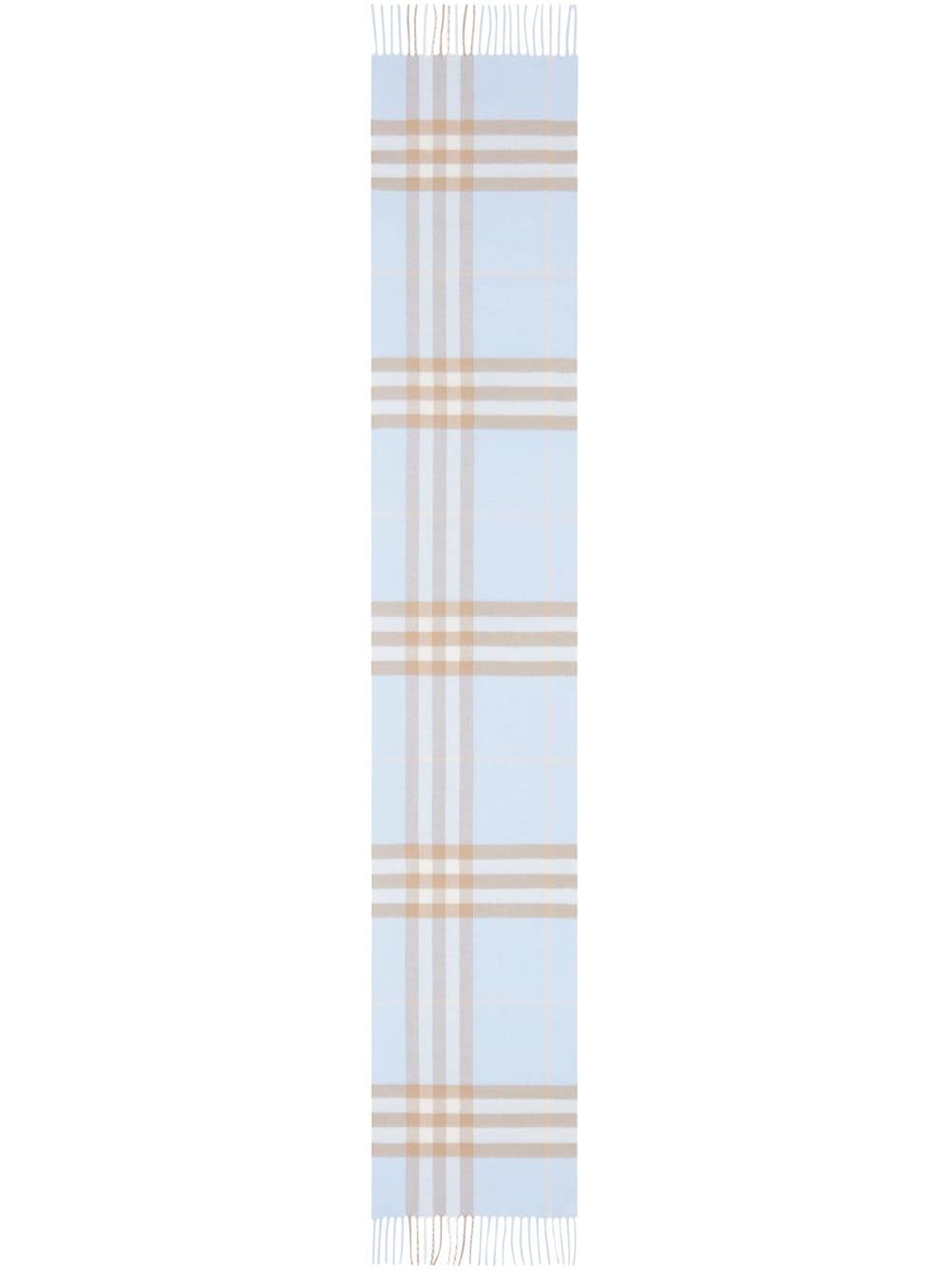 Burberry The Classic Check Cashmere Scarf - Blue von Burberry