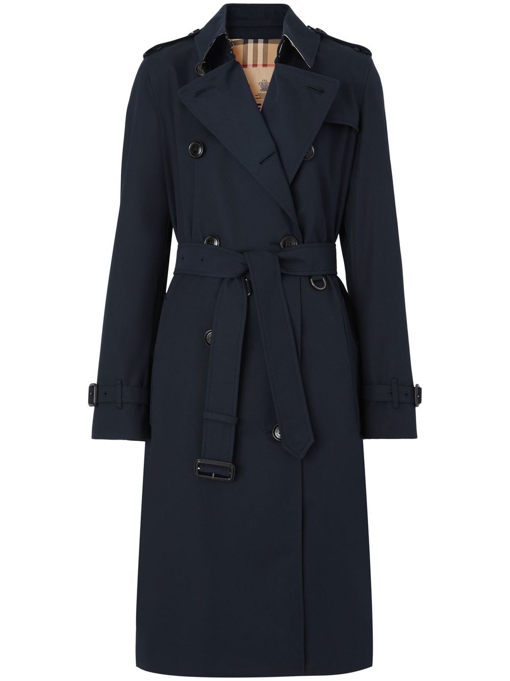 Burberry The Long Kensington Heritage trench coat - Blue von Burberry