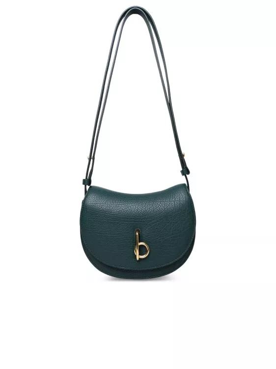 Burberry Umhängetasche - Rocking Horse' Mini Bag In Green Leather - Gr. unisize - in Grün - für Damen von Burberry