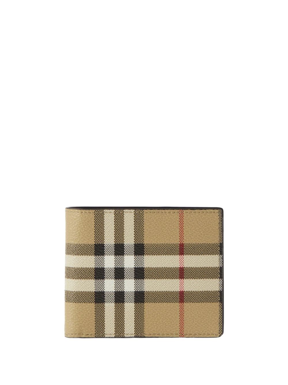 Burberry Vintage Check leather bifold wallet - Neutrals von Burberry