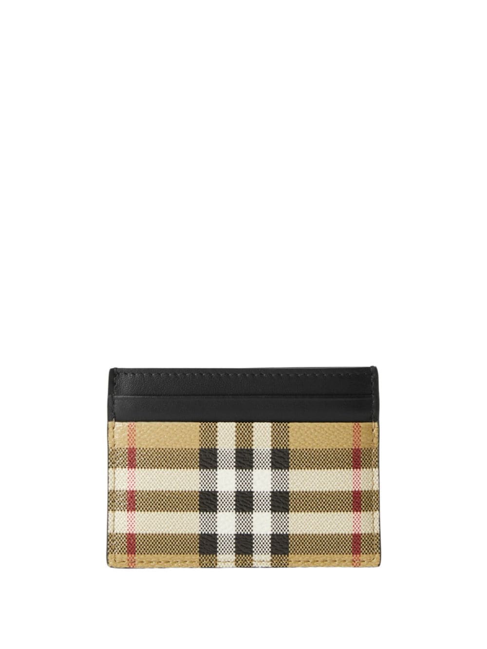 Burberry Vintage Check leather cardholder - Neutrals von Burberry