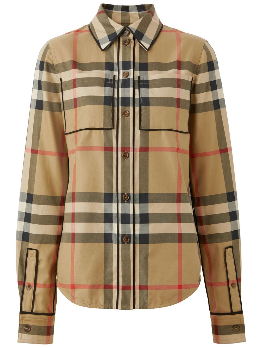 Burberry Vintage Check long-sleeve shirt - Neutrals von Burberry