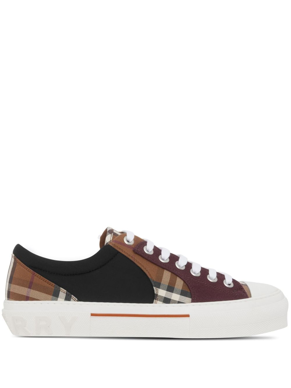Burberry Vintage Check patchwork sneakers - Brown von Burberry