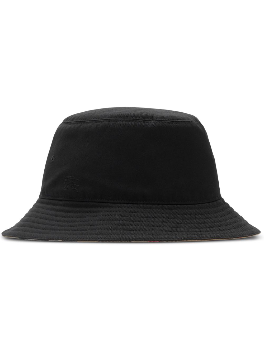 Burberry Vintage Check reversible bucket hat - Black von Burberry