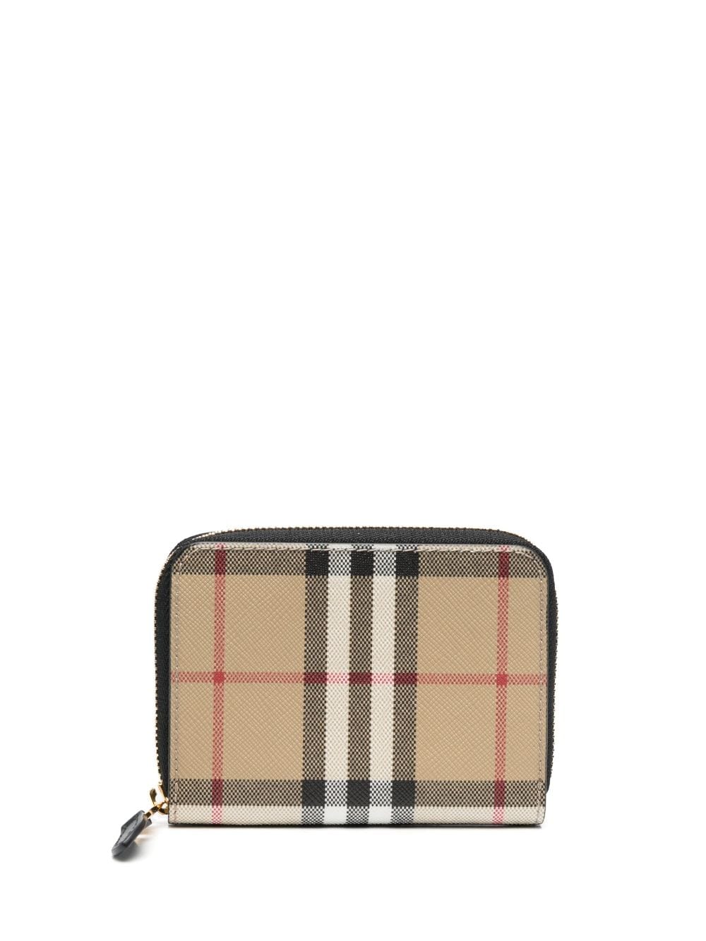 Burberry Vintage Check zipped wallet - Neutrals von Burberry