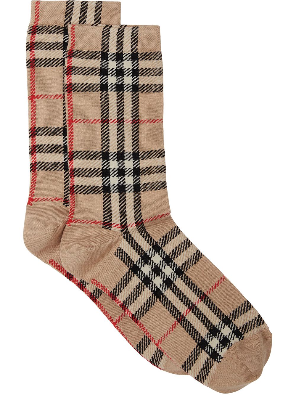 Burberry Vintage check intarsia-knit socks - Brown von Burberry