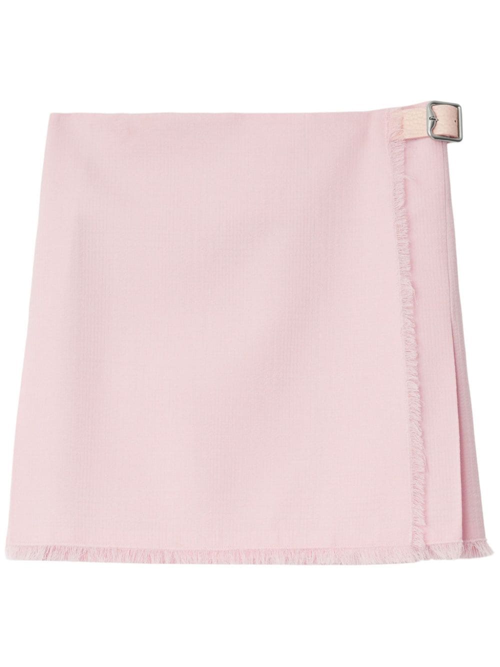 Burberry buckle-fastening wool kilt - Pink von Burberry