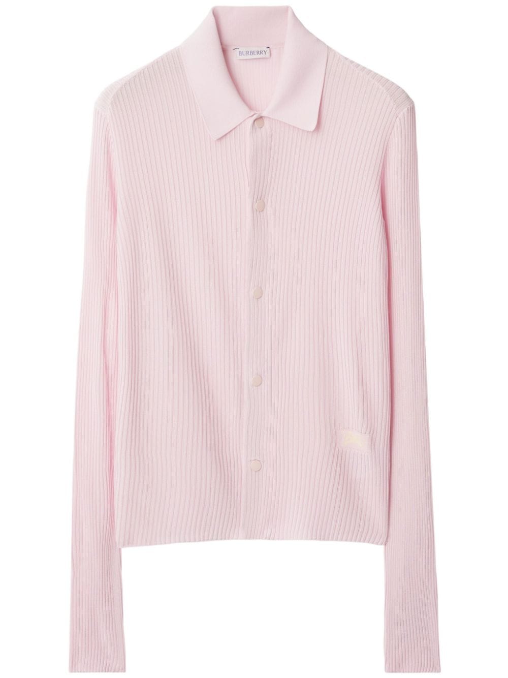 Burberry buttoned ribbed cardigan - Pink von Burberry