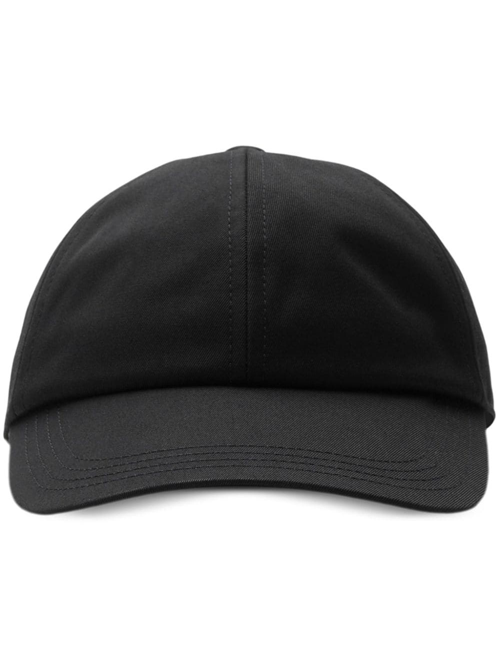 Burberry check-lined baseball cap - Black von Burberry