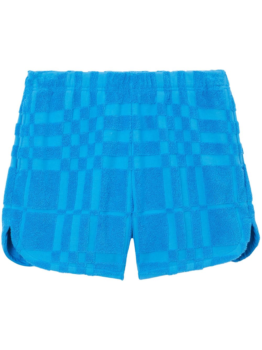 Burberry check-pattern above-knee length shorts - Blue von Burberry