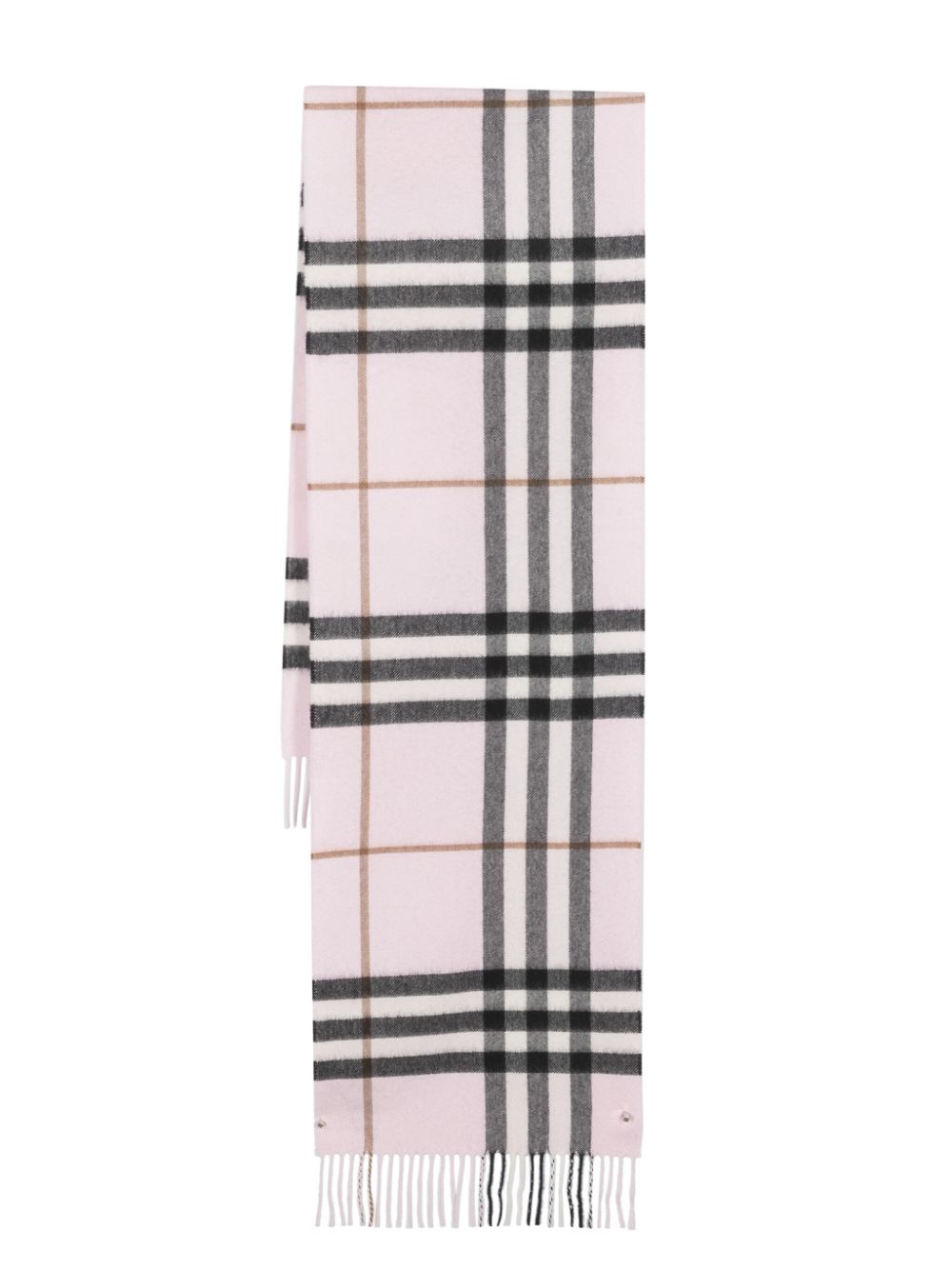 Burberry check-pattern cashmere scarf - Pink von Burberry