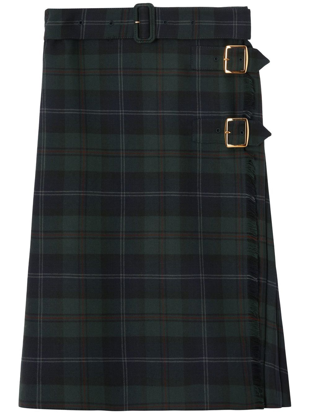 Burberry check-pattern skirt - Green von Burberry