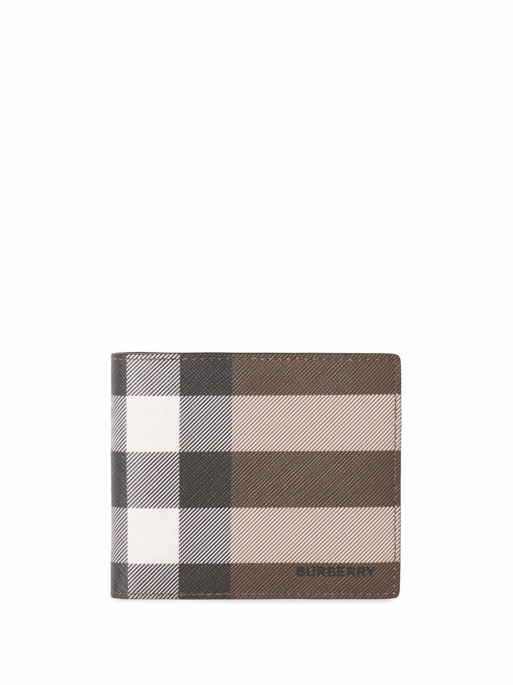 Burberry check-pattern wallet - Brown von Burberry