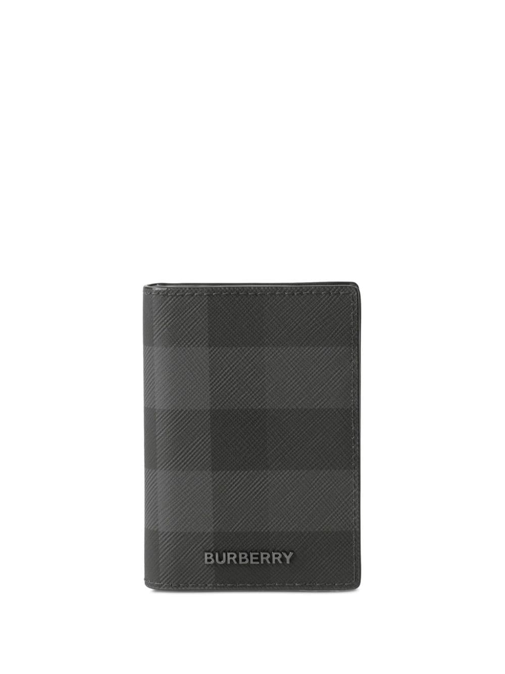 Burberry check-print bifold card holder - Black von Burberry