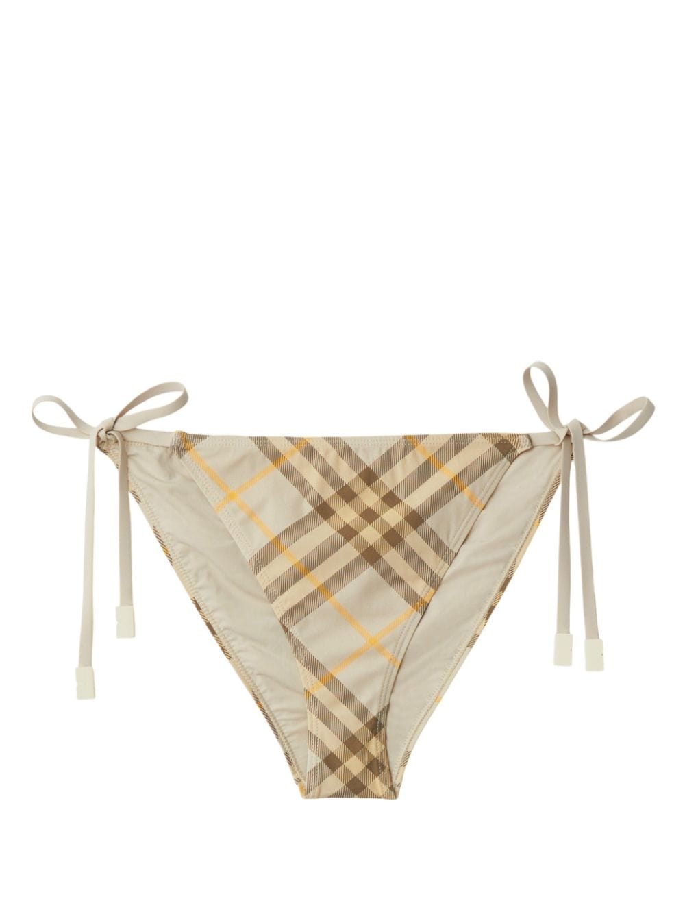 Burberry check-print bikini briefs - Neutrals von Burberry