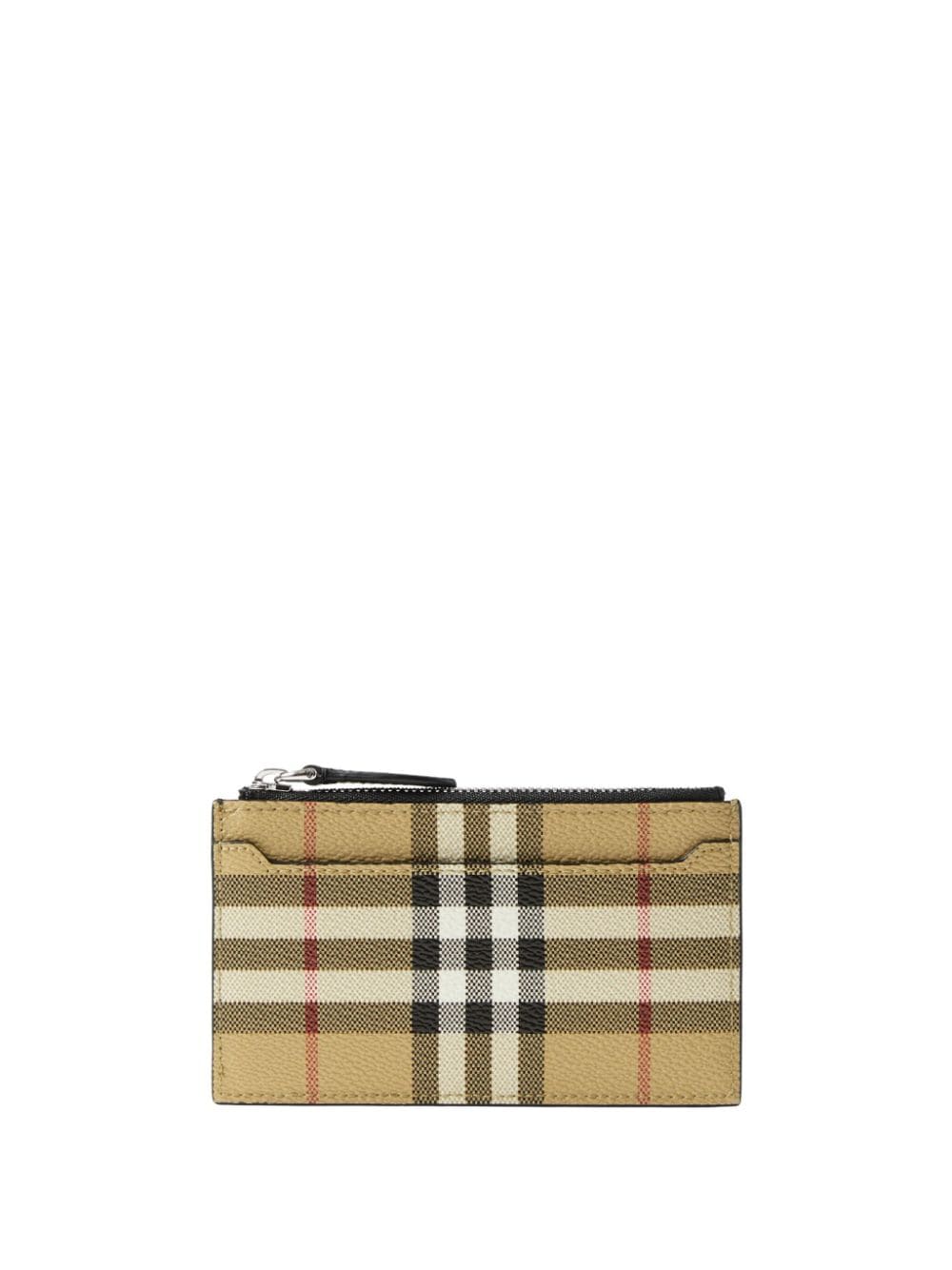 Burberry check-print card holder - Brown von Burberry