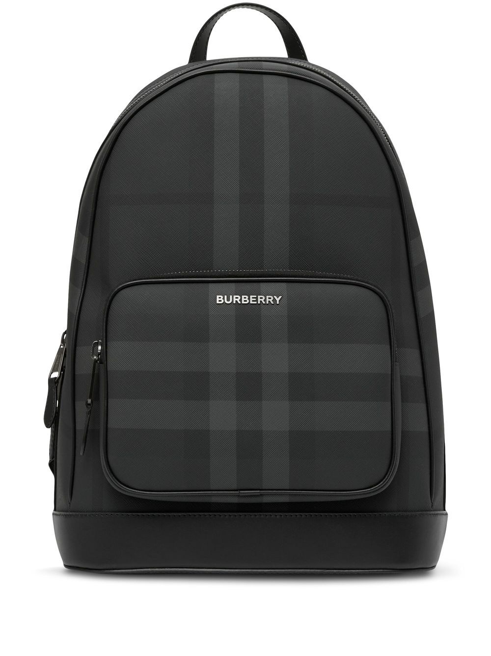 Burberry check small backpack - Grey von Burberry