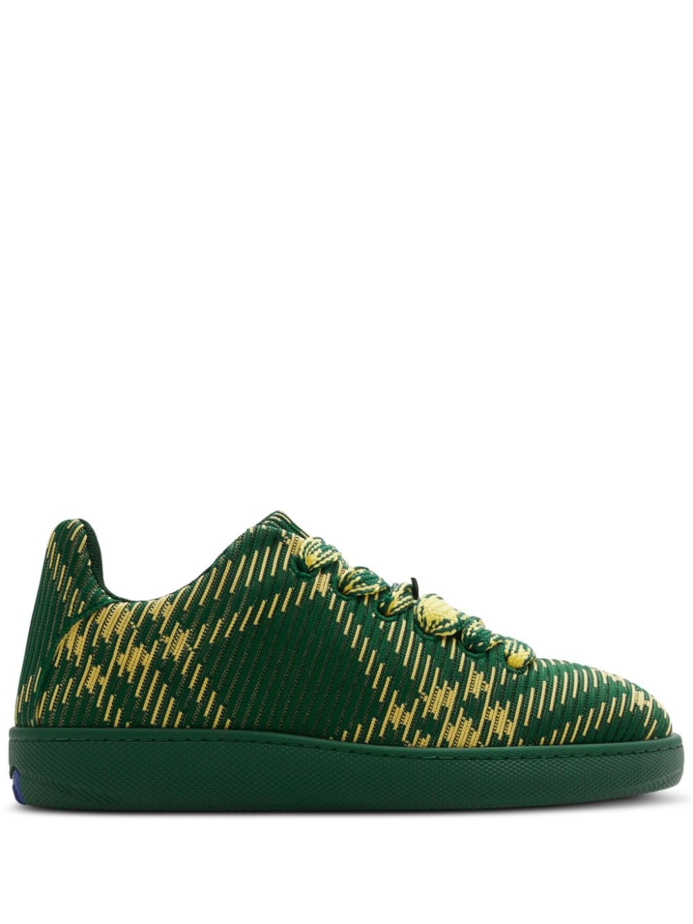 Burberry Box checked sneakers - Green von Burberry
