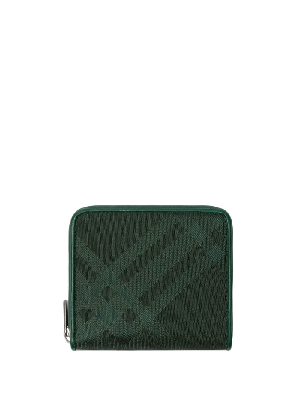 Burberry checkered jacquard twill wallet - Green von Burberry