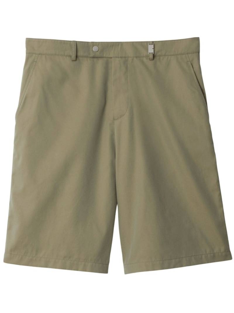 Burberry cotton chino shorts - Green von Burberry