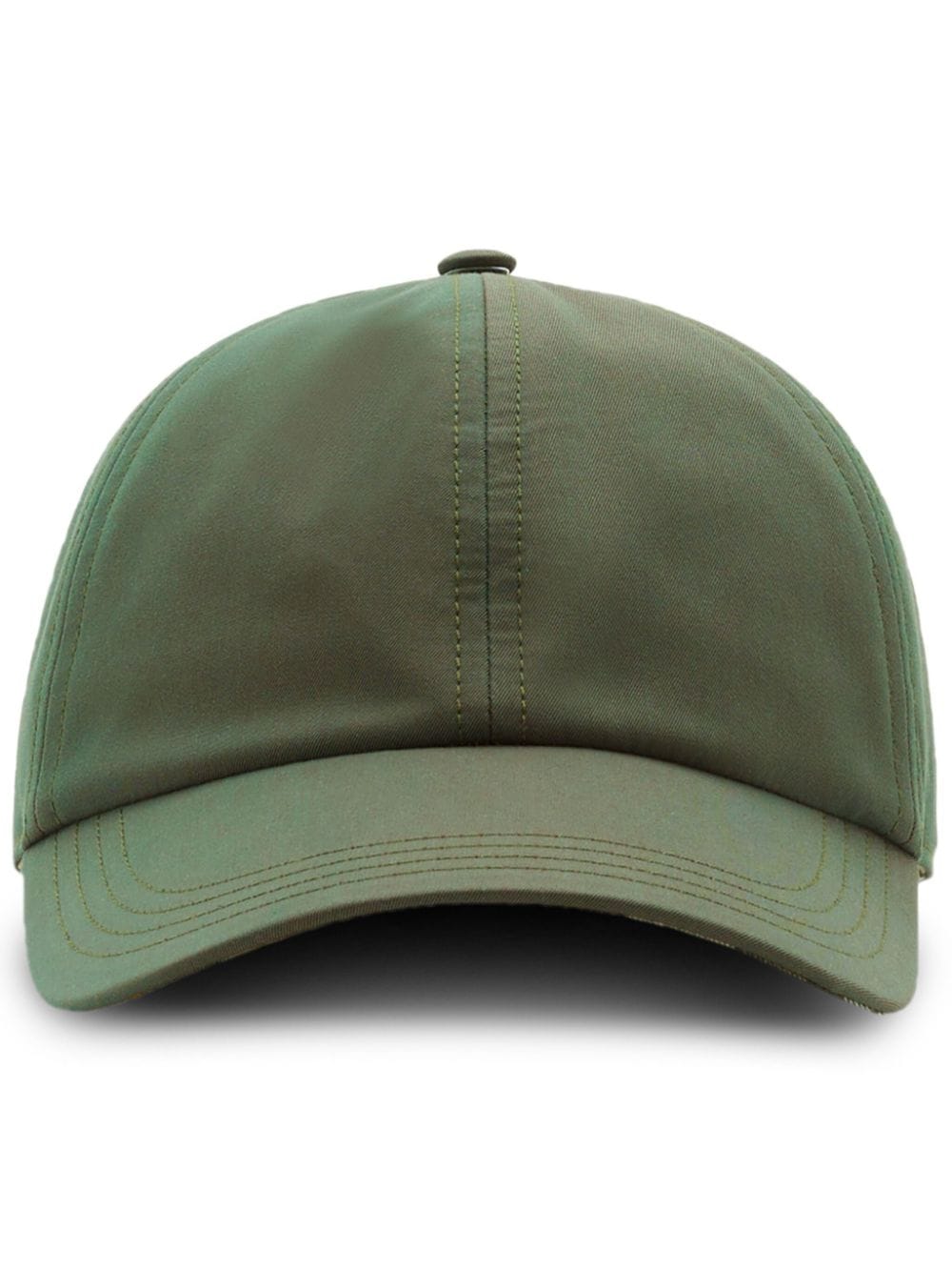 Burberry cotton curved-peak cap - Green von Burberry