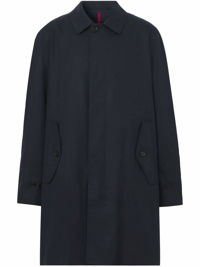 Burberry cotton gabardine car coat - Blue von Burberry