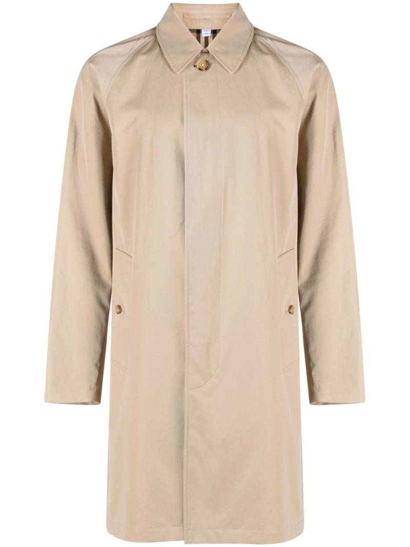 Burberry Short Camden Car coat - Neutrals von Burberry
