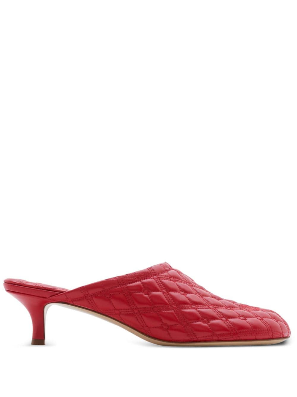 Burberry embroidered quilted mules von Burberry