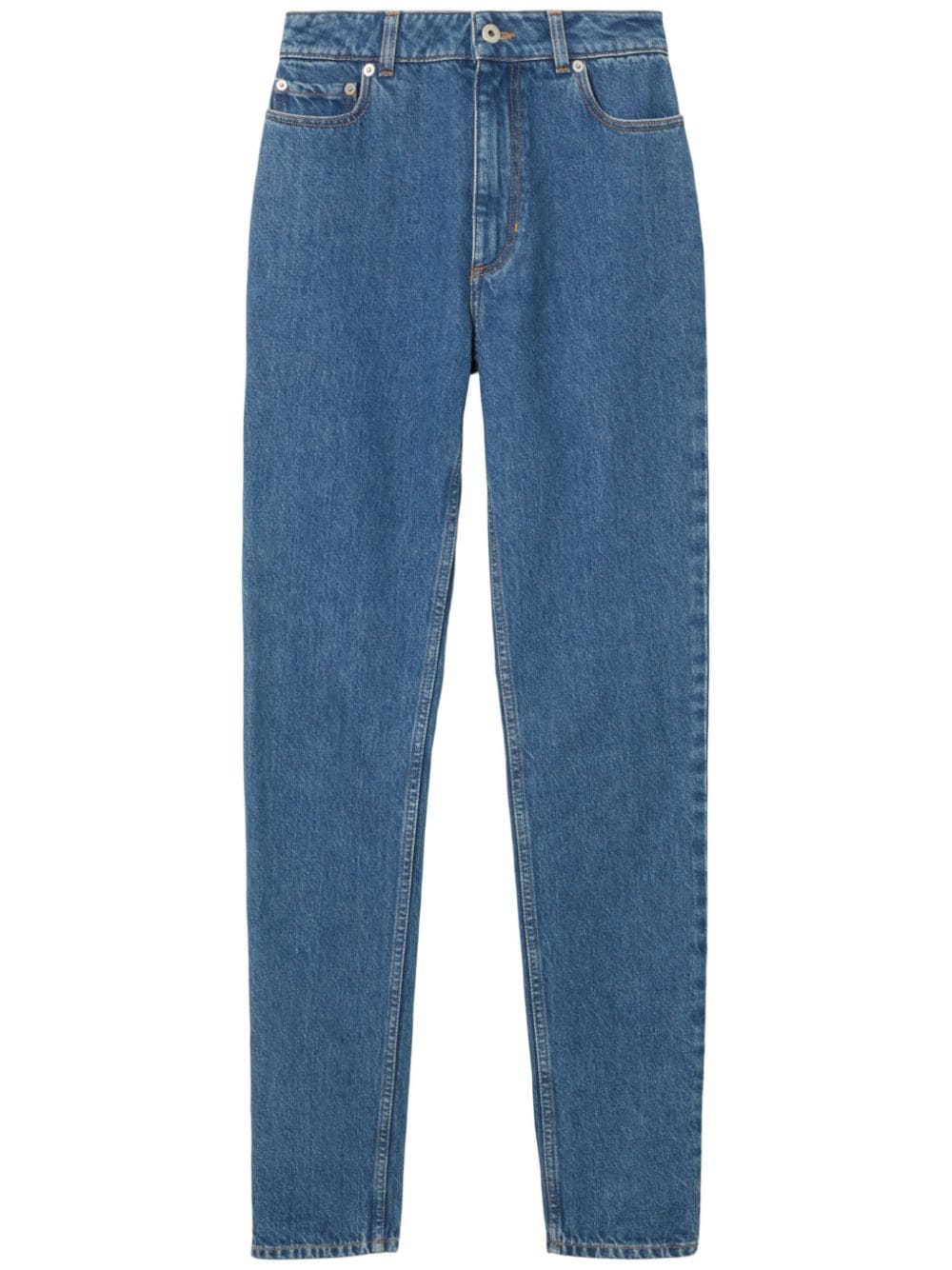 Burberry high-waisted slim-fit jeans - Blue von Burberry
