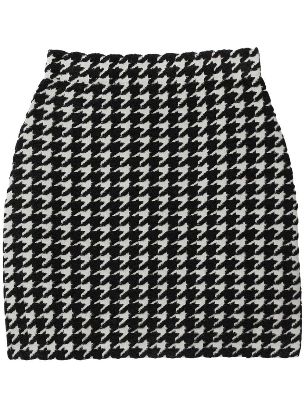 Burberry houndstooth-pattern mini skirt - Black von Burberry