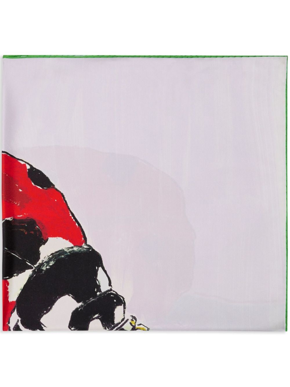 Burberry ladybird-print silk scarf - White von Burberry