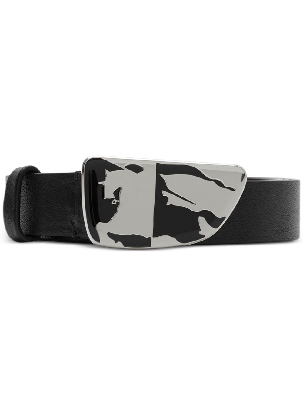 Burberry leather shield EKD belt - Black von Burberry