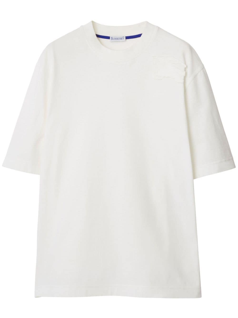 Burberry logo-appliqué cotton T-shirt - White von Burberry