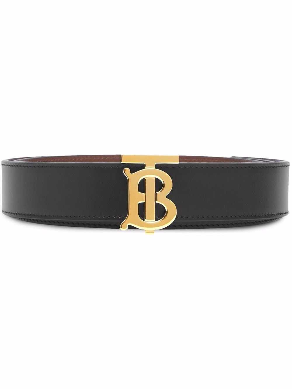 Burberry logo-buckle reversible belt - Black von Burberry