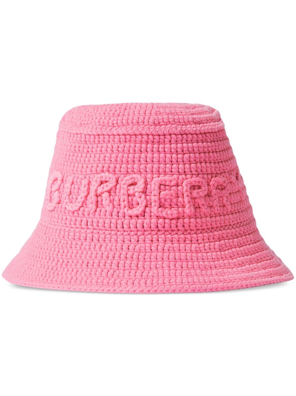 Burberry logo-embroidered bucket hat - Pink von Burberry