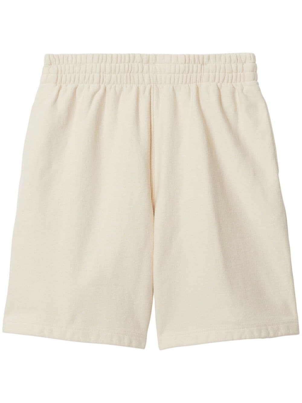 Burberry logo-patch cotton shorts - Neutrals von Burberry