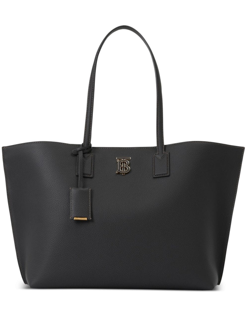 Burberry logo-plaque tote bag - Black von Burberry