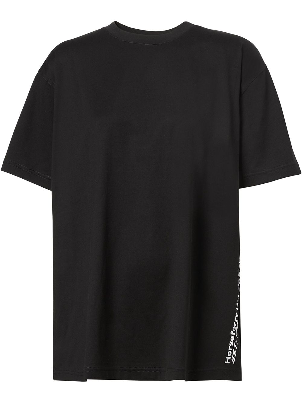 Burberry logo print T-shirt - Black von Burberry