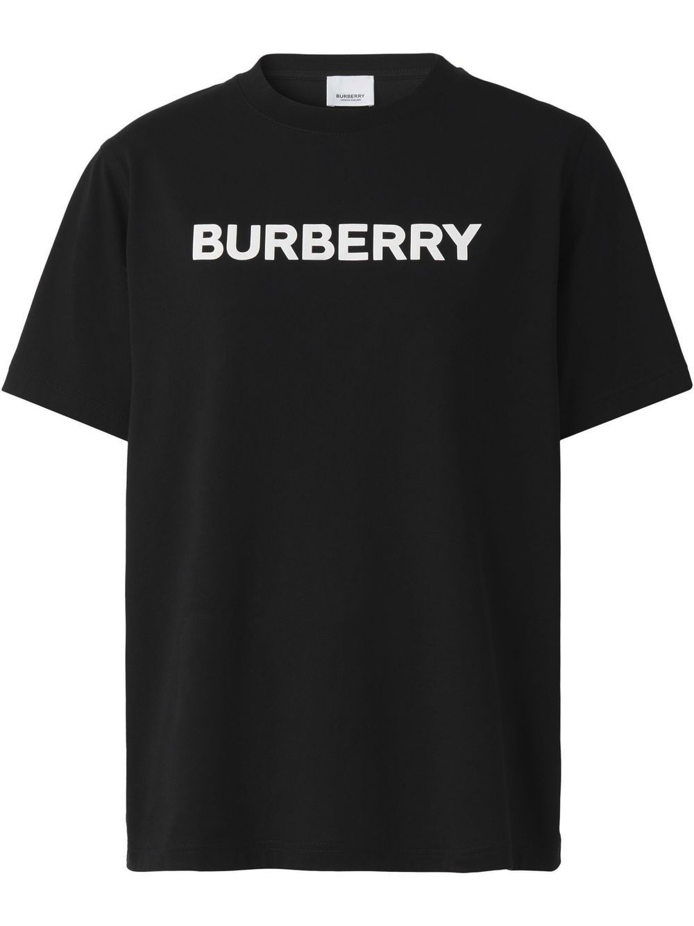 Burberry logo-print cotton T-shirt - Black von Burberry