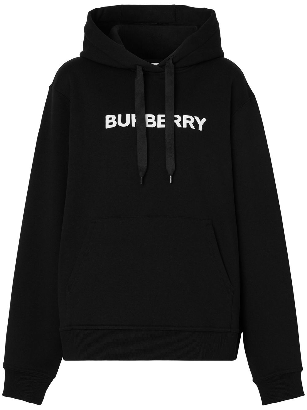 Burberry logo-print hoodie - Black von Burberry